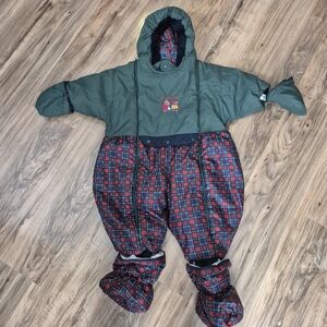 Vintage Virage Baby Snowsuit Size 24 Months